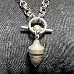Silver-tone Pendant Necklace